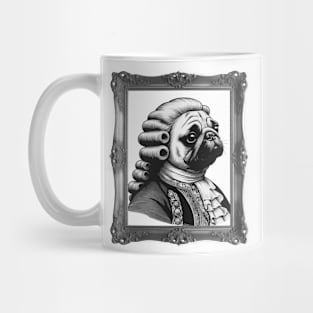 Rococo Doggo Funny Vintage Dog Portrait | Baroque | French | Fashion | Classical Art | History | Mug